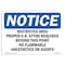 Signmission OSHA Notice Sign, 5" Height, 7" Width, Restricted Area Proper O.R. Attire Required Sign, Landscape OS-NS-D-57-L-18085 - alternate 1